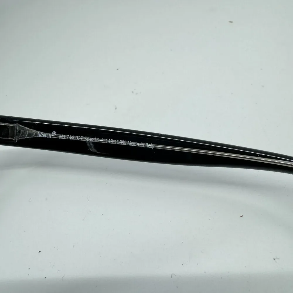 Maui Jim Italy Starfish MJ744-02T 55-16-145 Black Plastic Sunglasses Frame 11534